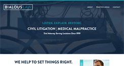 Desktop Screenshot of bialouslaw.com